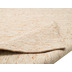 Sansibar Handwebteppich Hrnum UNI dark beige 40 x 60 cm