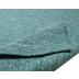 Sansibar Handwebteppich Hrnum UNI petrol 40 x 60 cm