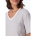 Schiesser Damen Nachthemd kurzarm 90cm grau-mel. 181239-202 46