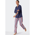 Schiesser Damen Pyjama lang multicolor 1 179250-904 36
