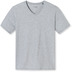 Schiesser Herren T-shirt V-Ausschnitt grau-mel. 169872-202 48