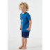 Schiesser Kleinkinder Jungen Schlafanzug kurz blau 181068-800 116