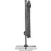 Schneider Schirme Ampelschirm Rhodos Junior 270x270/8 anthrazit