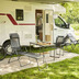 Siena Garden Campingtisch XL Comfort 120x60x70 Stahl/MDF