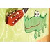 Sigikid Kinderteppich Happy Zoo Crocodile SK-3341-01 grün 70 x 140 cm