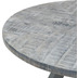 SIT TABLES & CO Tisch 120x120 cm Platte grau, Beine antiksilber