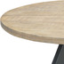 SIT TABLES & CO Tisch 120x120 cm Platte natur, Beine Gun Metal-grau