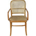 SIT & ;chairs Armlehnstuhl Teak, Rattan natur 02463-01