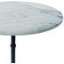 SIT THIS & THAT Bistro-Tisch, 60 cm rund Platte wei, Gestell schwarz