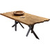 SIT TABLES & CO Tisch 160x90 cm Platte natur, Gestell antikschwarz