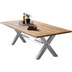 SIT TABLES & CO Tisch 180x100 cm natur, antiksilber