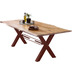 SIT TABLES & CO Tisch 180x90 cm, Akazie natur natur, antikbraun