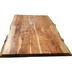 SIT TABLES & CO Tisch 180x90 cm, Akazie natur natur, antiksilber