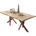 SIT TABLES & CO Tisch 200x100 cm Platte Mango massiv, Gestell antikbraun