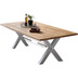 SIT TABLES & CO Tisch 200x100 cm natur, antiksilber