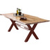 SIT TABLES & CO Tisch 220x100 cm, Akazie natur natur, antikbraun