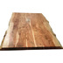 SIT TABLES & CO Tisch 220x100 cm, Akazie natur natur, antiksilber