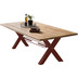 SIT TABLES & CO Tisch 220x100 cm natur, antikbraun