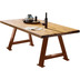 SIT TABLES & CO Tisch 240x100 cm, recyceltes Teak natur, antikbraun