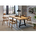 SIT TABLES & CO Tisch 240x100 cm, recyceltes Teak natur, antikschwarz