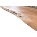 SIT TABLES & CO Tisch 200x100 cm Platte Akazie 3,6 cm mit Baumkante, extravagantes braunes Gestell