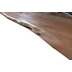 SIT TABLES & CO Tisch 160 x 85 cm Platte nubaumfarbig, Gestell schwarz lackiert