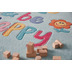smart kids Kinderteppich Happy me! SM-4328-01 hellblau 120x170