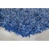THEKO Hochflor-Teppich Girly uni blau 50 cm x 80 cm