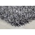 THEKO Hochflor-Teppich Girly uni light silver 190 cm x 290 cm