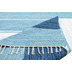 THEKO Handwebteppich Happy Design Stripes blau 60 x 120 cm