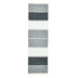 THEKO Handwebteppich Happy Design Stripes schwarz 60 x 120 cm