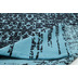 THEKO Nepalteppich Jabu Silk C3261 blau multi 250 x 300 cm