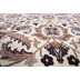 THEKO Teppich Benares Isfahan cream / brown 40 x 60 cm