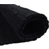 Zaba Handwebteppich Dream Cotton black 160 x 230 cm