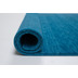 THEKO Teppich Holi Uni blau 40 x 60 cm