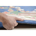 THEKO Teppich Ming 501 blau 70cm x 600cm Bettumrandung