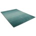THEKO Teppich Wool Comfort, Ombre, turquoise 60cm x 90cm