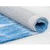 Tom Tailor Viskose-Teppich Shine, uni, Batik 700 blau 65 cm x 135 cm
