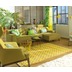 Tom Tailor Handwebteppich Smooth Comfort geometric gelb 140 x 200 cm