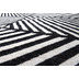 Tom Tailor Teppich Vintage CrissCross black / white 65 x 135 cm