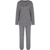 Triumph Endless Comfort Pyjama (Strickware) Langarm dark grey melange 48