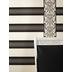 Versace klassische Bordüre Herald, metallic, schwarz, weiß
