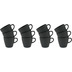 Villeroy & Boch Manufacture Rock black Kaffeeservice für 12 Personen 36-teilig