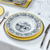 Villeroy & Boch Vintage Audun Ferme Suppenteller ca.  24 cm, gelb,grau