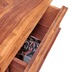 Wohnling Lowboard Massivholz Sheesham Kommode 145 cm TV-Board Ablage-Fach Landhaus-Stil 41 cm TV-Möbel