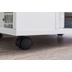 Wohnling Regal WL5.694 Weiß 60 x 75 x 35 cm Regalwagen mit Rollen Holz, Schmales Küchen-Regal
