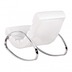 Wohnling Relaxliege Sessel Fernsehsessel Farbe weiß Relaxsessel Design Schaukelstuhl Wippstuhl modern
