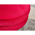 Wohnling Sessel Tulpe Samt Rot 81 x 77 x 81 cm Design Relaxsessel ohne Hocker, Fernsehsessel Stoff mit goldenen Beinen, Loungesessel Polstersessel Wohnzimmer 120 kg