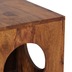 Wohnling Sheesham Massivholz Beistelltisch 35 x 35 cm Cube