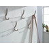 Wohnling Wandgarderobe Weiß Birke-Dekor 66x152x21,5 cm Design Flurgarderobe, Hakenleiste Wandpaneel mit Ablage, Garderobe Wand Holz, Garderobenleiste Flur